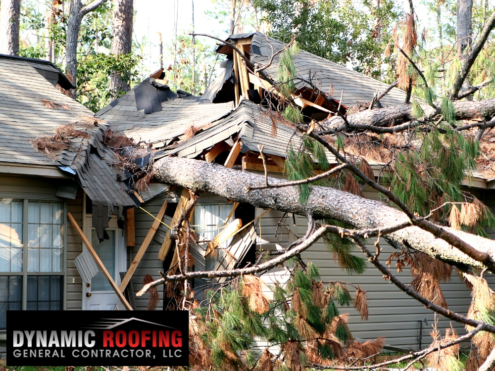 Wind Damaged Roof - Dynamic Roofing